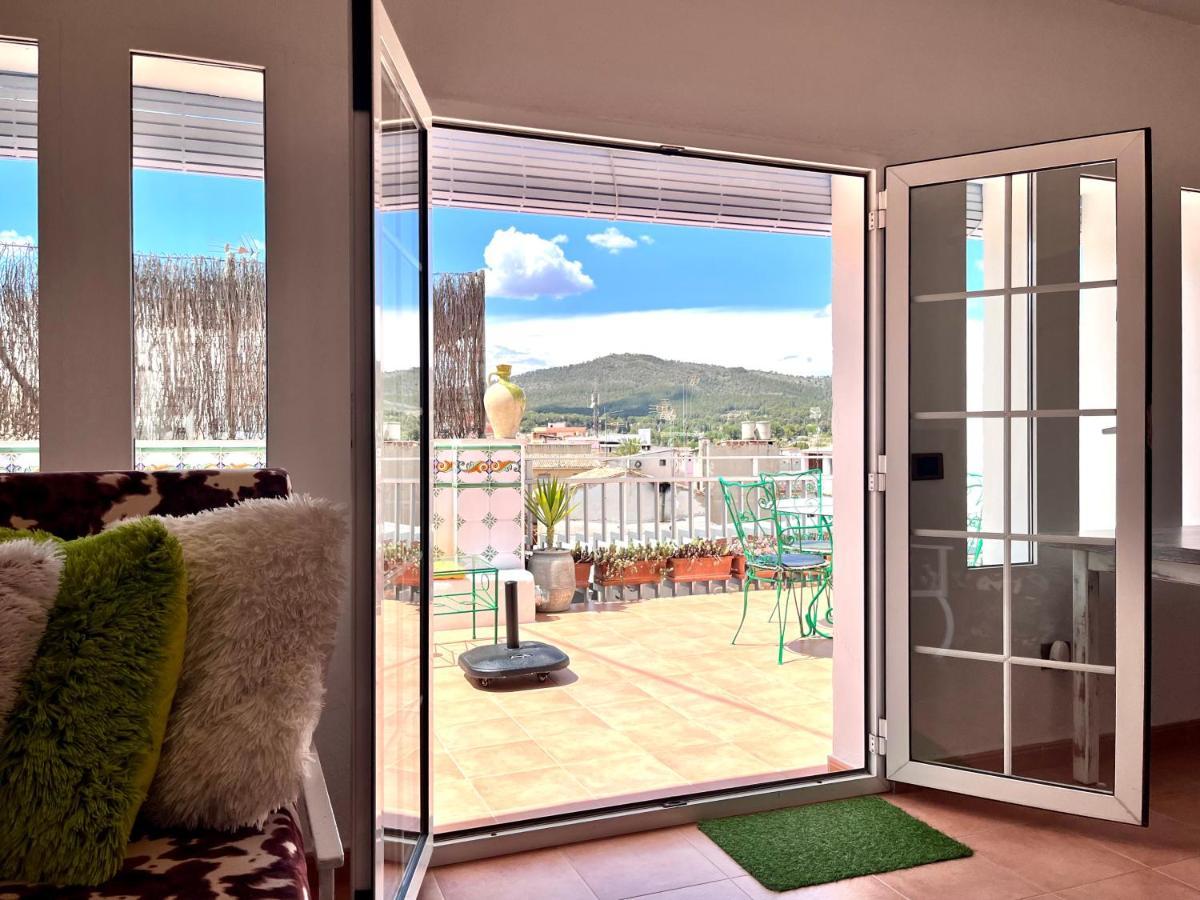 Atico Con Vistas En L'Olleria Apartment Exterior photo